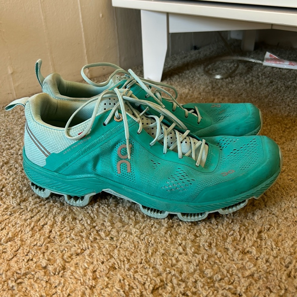 On Cloud Cloudflow Running Shoes Teal Blue W10